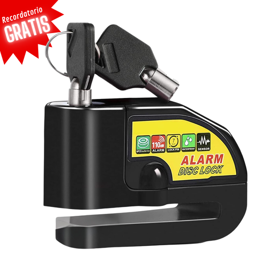 Candado de Disco Con Alarma Incluida - KefLop