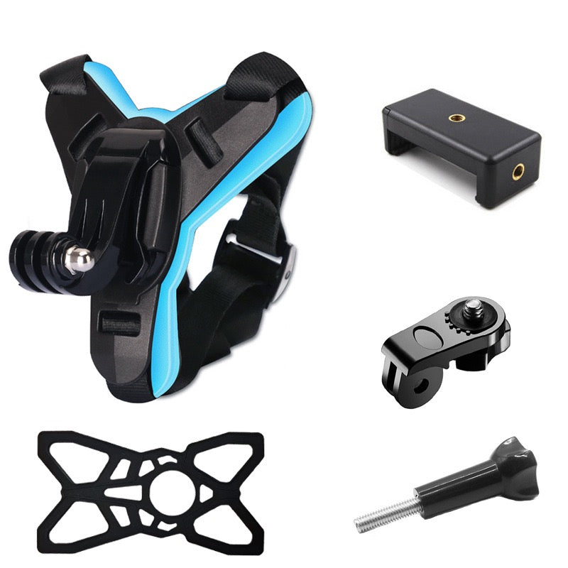 Soporte Reforzado De Cámara/celular Para Casco De Motocicleta - KefLop